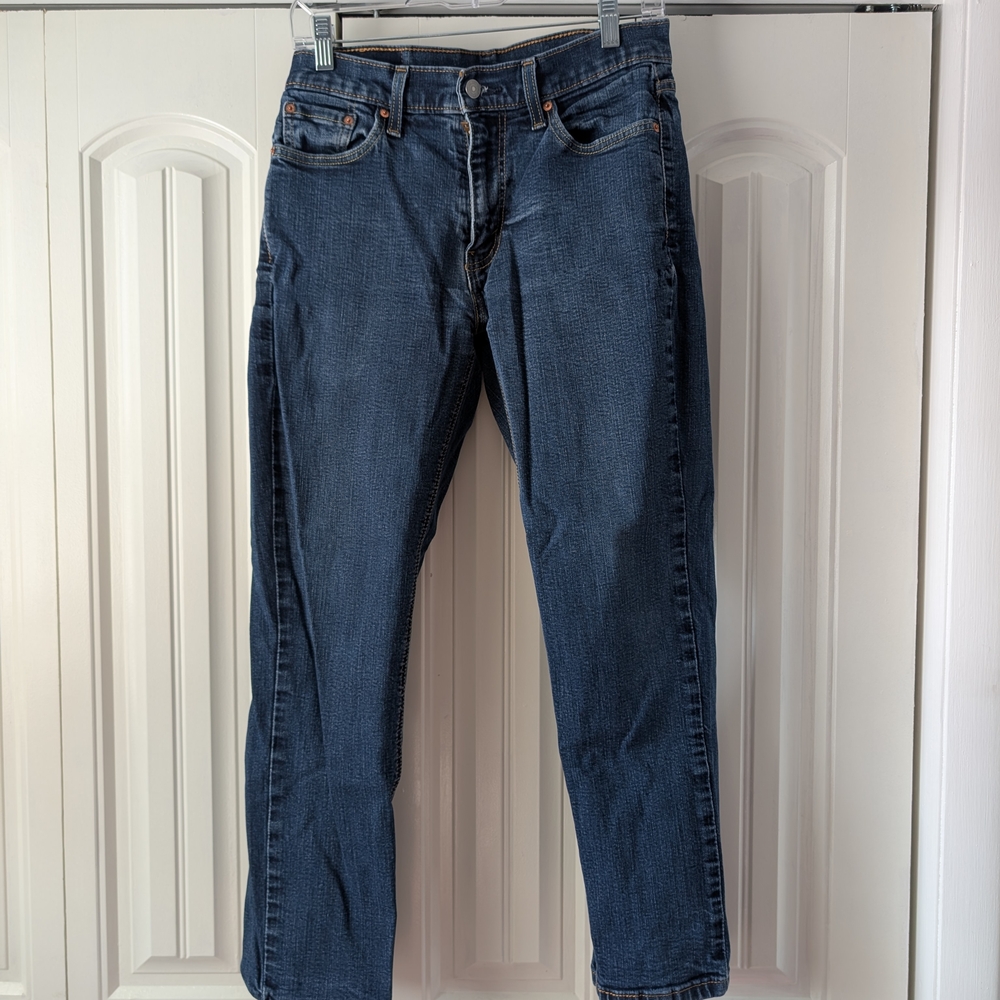Levi's Men's Blue Denim Straight Jeans